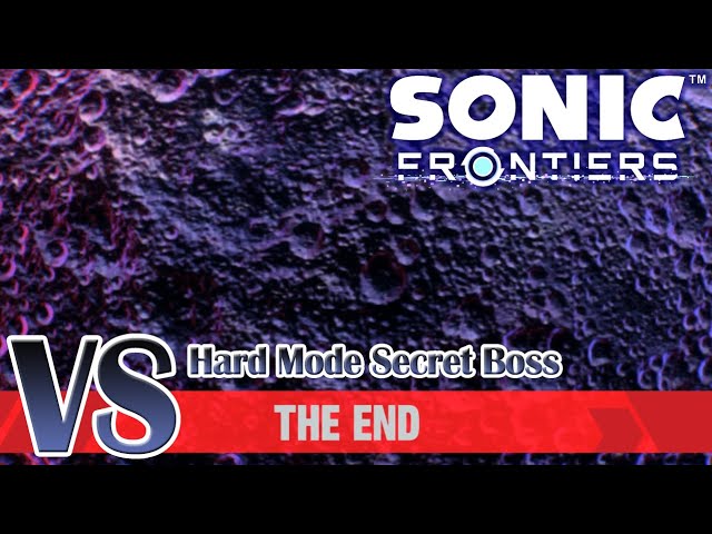 SONIC FRONTIERS - THE END - SECRET ENDING & SECRET BOSS FIGHT (HARD  DIFFICULTY) 