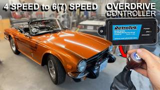 Turning 4 speed into 6 or 7 short ratio speed with RetroTek Overdrive controller