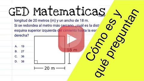 GED Matemáticas | Qué Preguntan | Lección completa con ejemplos