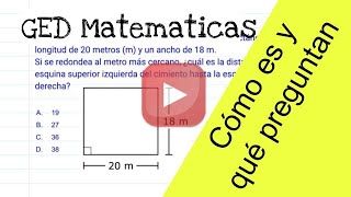 GED Matemáticas | Qué Preguntan | Lección completa con ejemplos