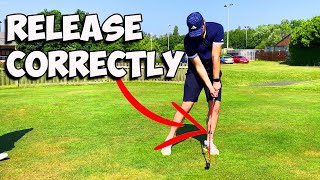 High Handicap Golfer Finally Learns How To Release The Club Correctly