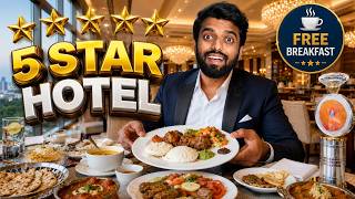 FINALLY !! Eating a Mega 5-Star Hotel FREE Breakfast! 🥞🔥 DAN JR VLOGS