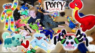 New Poppy Playtime Plush Unboxing + Huge Epic Battle with FNAF, Minecraft, & Trevor Henderson Plush!