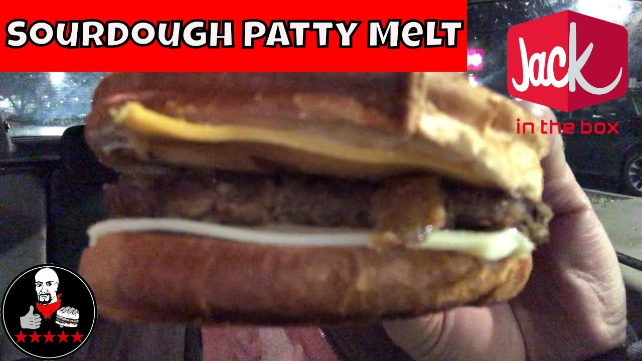 Jack in the Box NEW Sourdough Patty Melt Review YouTube