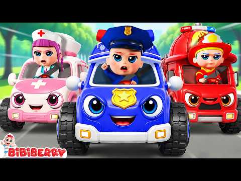 Job Song | 小朋友认识各种职业! | Wheel on the Bus | Bibiberry Nursery Rhymes