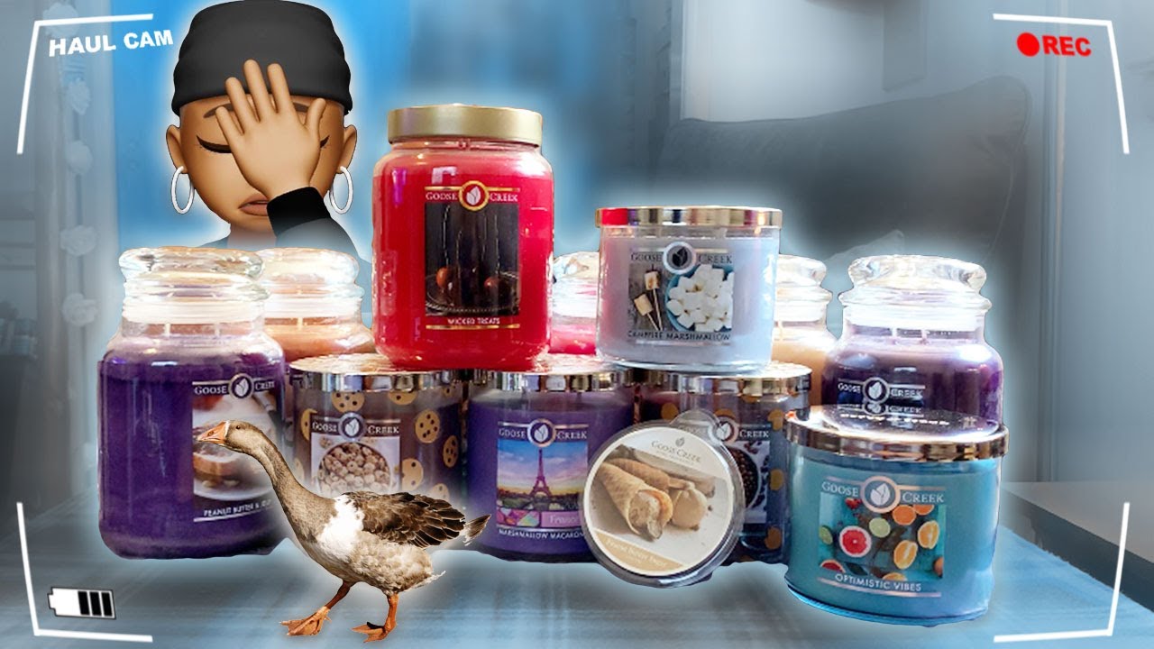 Goose Creek ONLINE Candle Haul: LARGE JAR CANDLE SALE