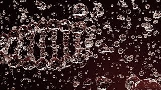 Transparent DNA Molecule Model Against Dark Red Background | Motion Graphics - Videohive template
