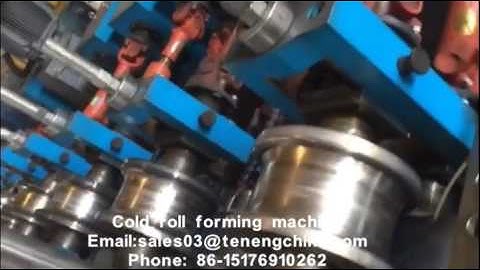 C/Z/L/U steel lip channel Cold roll forming and punching machine