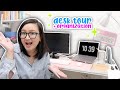 DESK TOUR 2021 💻✨ (+ essentials & organization 💕) | thea sy bautista