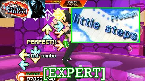 【DDR HOTTEST PARTY】 little steps / Freeman [EXPERT] 譜面確認+Play