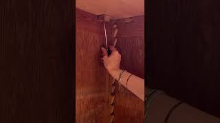 Old furniture restoration. Full video linked below #oldfurniture #ASMR #furniturerestoration