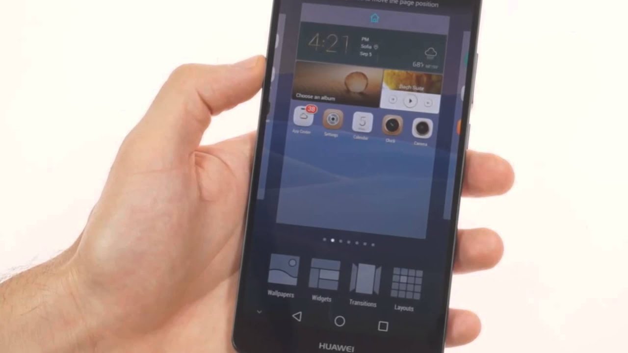 Huawei Ascend Mate7: user interface