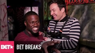 Kevin Hart Gets Scared Silly On Fallon
