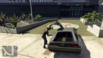 GTA Online, Tear Gas, Gate Downstairs left of Employee Only Entrance, LSPD Vinewood, Vinewood Blvd