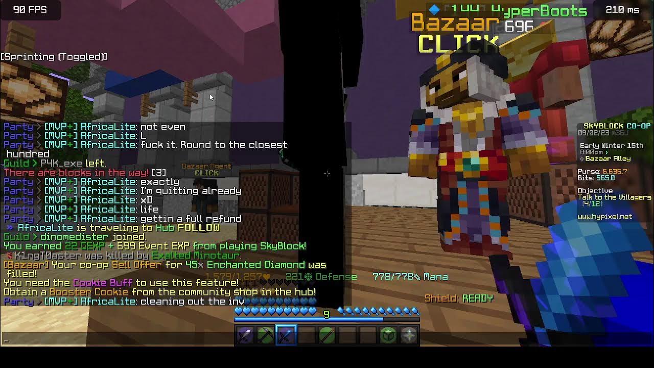A new start. Hypixel skyblock Part 1 YouTube