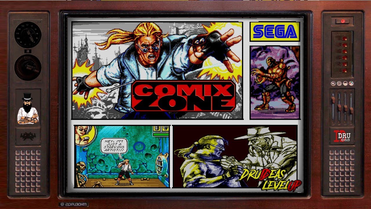 Comix zone sega коды на бессмертие. Comix Zone Sega. Комикс зон сега коды. Comix Zone обложка. Comix Zone Sega (1995).