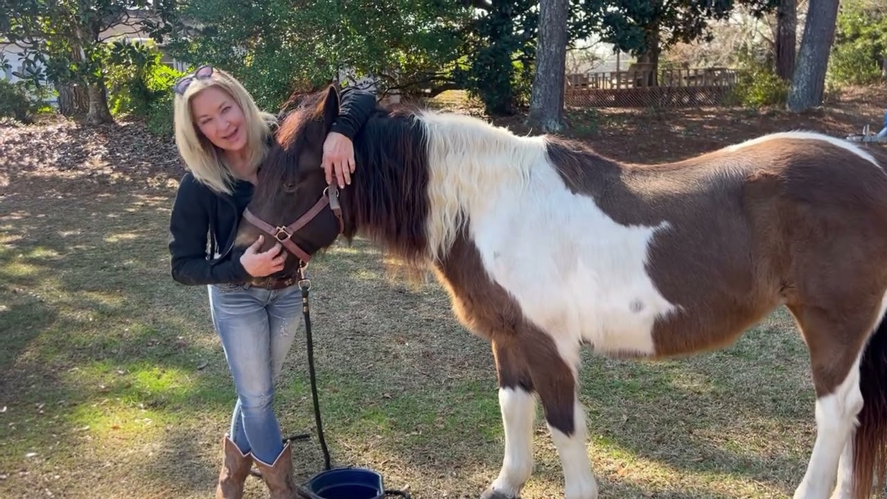 Horsing around with one of my best girls, Dolly ￼