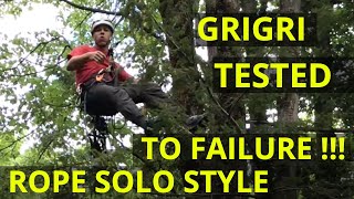 Grigri Failure Test - Rope Soloing Style