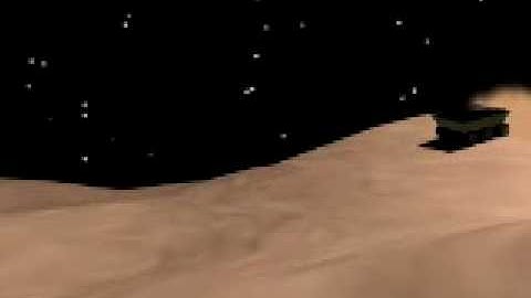 Mars Surface Flyby (Blender Animation - 2D Version)