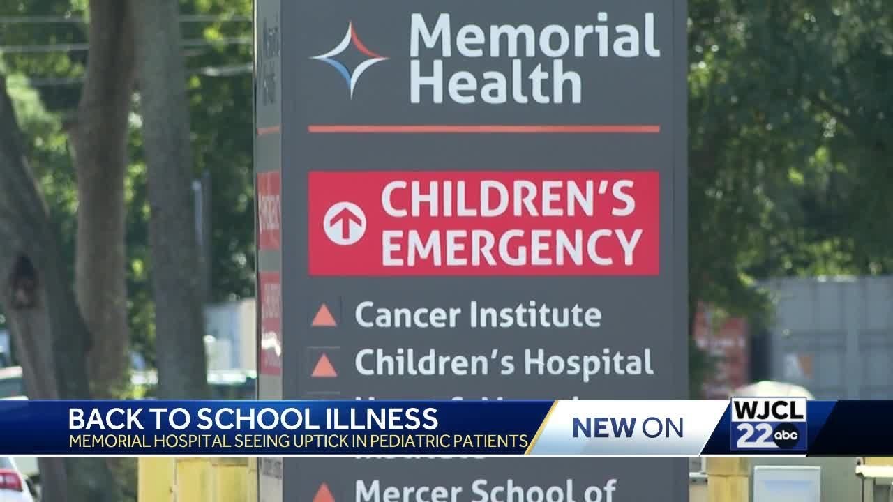 Just a couple weeks into the school year, children's emergency room