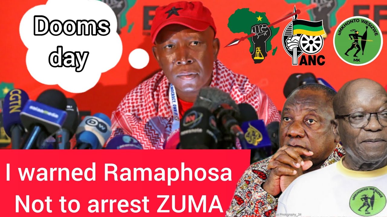 CIC Julius Malema "I warned Ramaphosa about  Zuma"