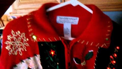 Electronic Ugly Christmas Sweater