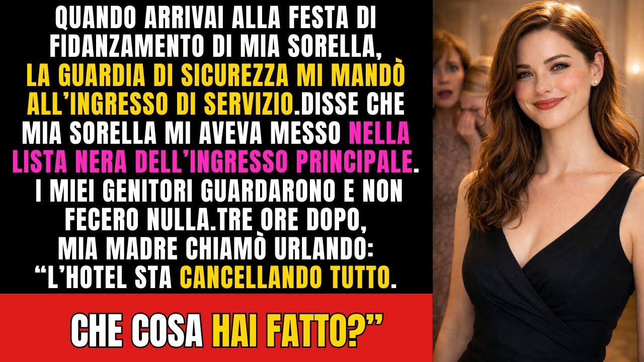 I miei genitori mi derisero al fidanzamento di mia sorella-poi il direttore dell’hotel parlò