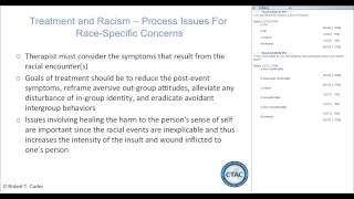 5/28/15 Race and Trauma Race based Traumatic Stress and Psychological Injury