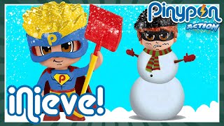 Nieve En Navidad En Pinypon Action Los Villanos Y Los Policías Son Amigos?
