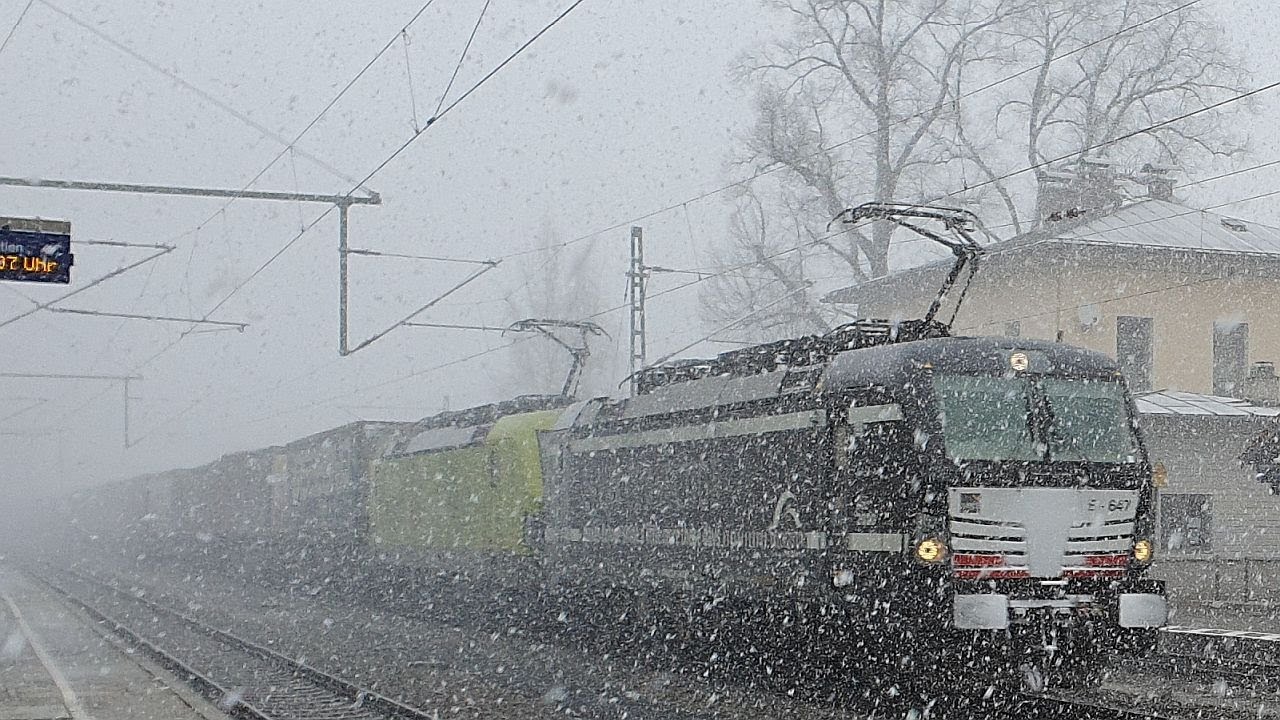 Eine Stunde Güterzüge pur - aus Deutschland, Österreich, Italien und Finnland!