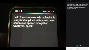 Continuous speech recognition & its application | Voice Assistant App | Muks AI Assistant v1.0
