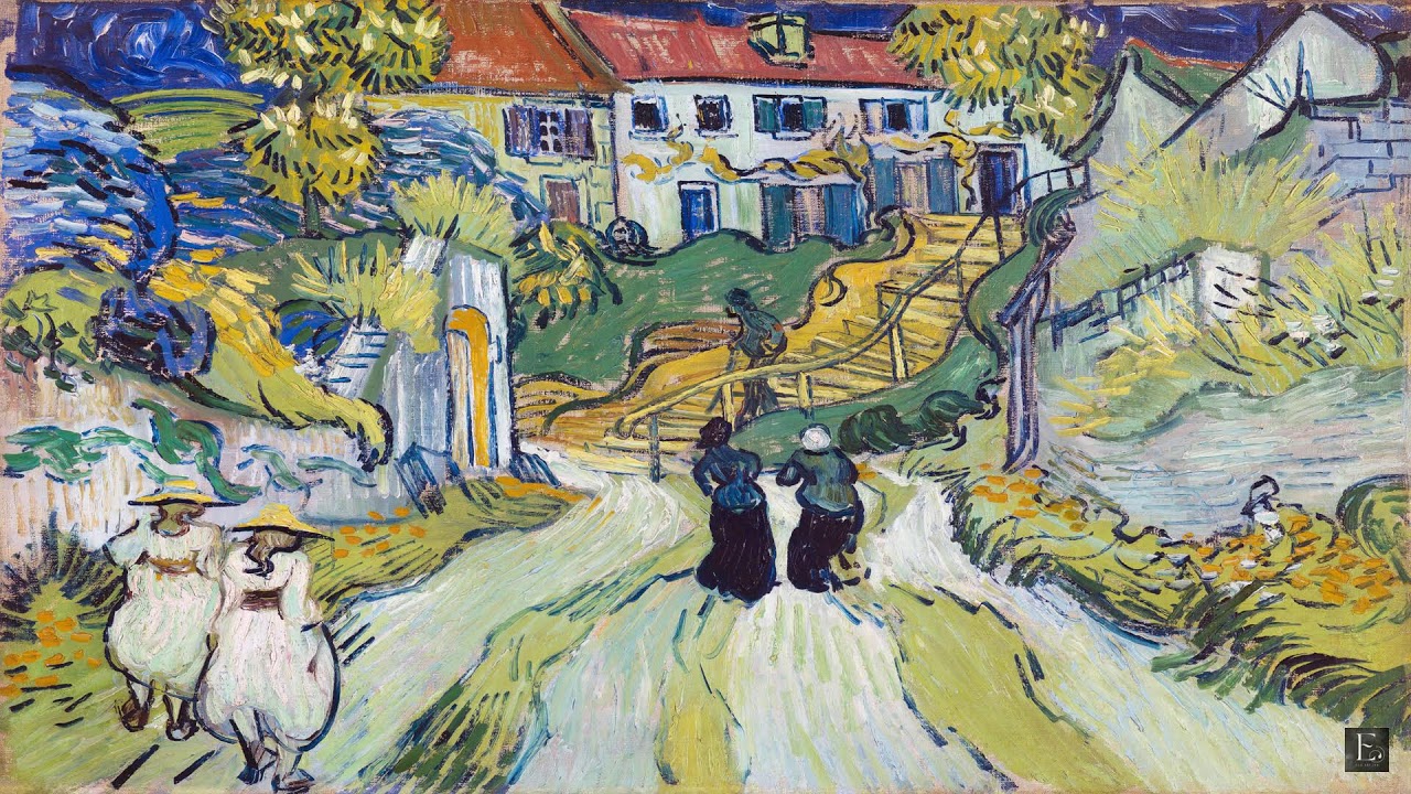 Focus - Classicguitar with Van Gogh | Autumn Landscape with Four Trees & others