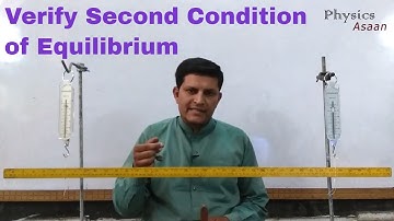 Verify second condition of Equilibrium for suspended meter rod / Part 1 Physics Practical