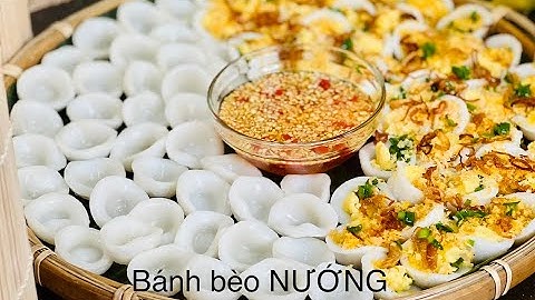 BÁNH BÈO NƯỚNG MINI MÁ LÚM ĐỒNG TIỀN 1 LẦN LÀM 18 CÁI CHỈ 1 PHUT