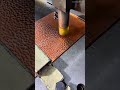 Automatic Machine Process for Creating Hammered Texture on Copper Plate