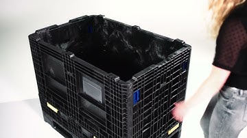 How to Collapse A Foldable Large Container - ORBIS Europe