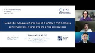 10th EASD Early Career Academy Journal Club - Postprandial Hypoglycaemia after Gastric Bypass in T2D