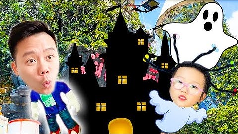 Changcady cùng em Cam thử thách lần đầu tiên vào lâu đài ma