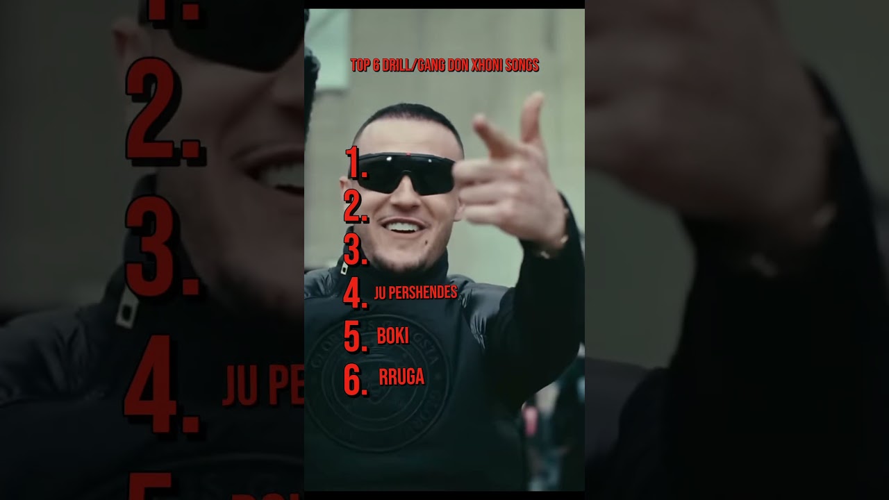 Top 6 Don xhoni drill / gang songs 