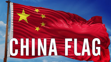 Flag of China waving in the wind - HD1080 looping free download footage