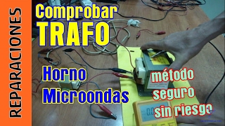 Reparación microondas, parte 2. Transformador de alta tensión