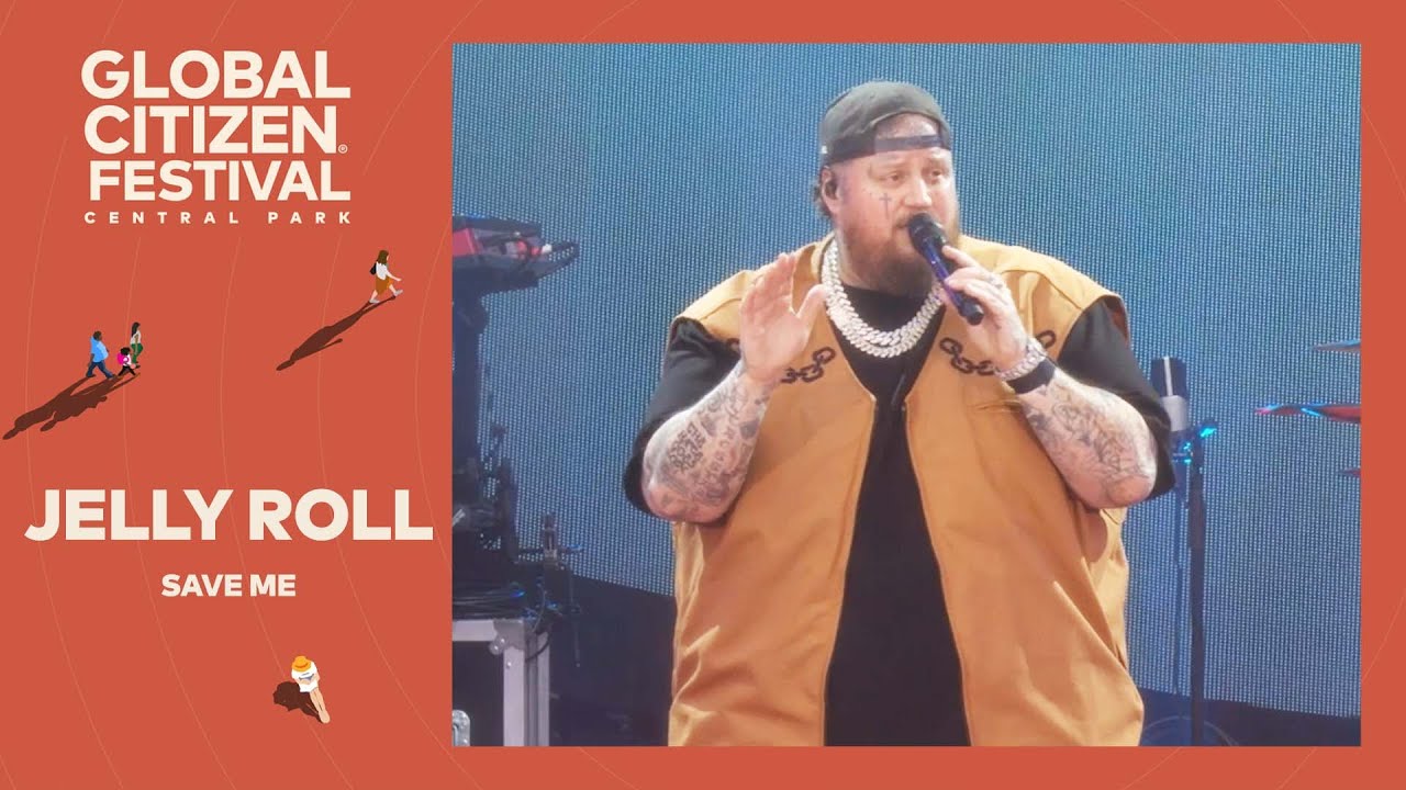 Jelly Rocs Jelly Rolls rocks the stage with Save Me | Global Citizen Festival NYC ...