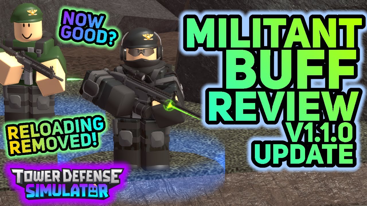 JOHN VS MILITANT [Tower Defense Simulator ROBLOX] 