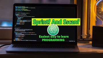 Sprintf And Sscanf In C The Easiest Way To Learn Sprintf & Sscanf W/ Atom Editor In Windows 10 #55