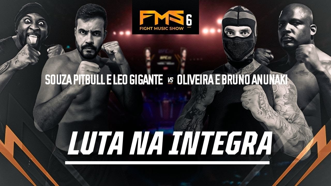 LUTA 05 - FMS 6 -  SOUZA PITBULL E LÉO GIGANTE X OLIVEIRA JR. E BRUNO ANUNAKI