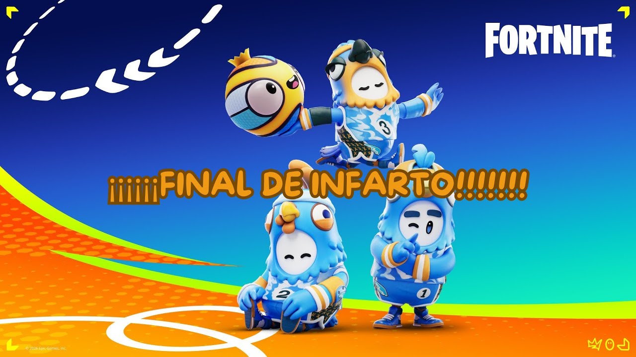 ¡Final de INFARTO! 🏆 Gran Partida Competida en FALL GUYS CROWN JAM (Fortnite)