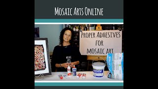 Proper Adhesives for Mosaic Art with Tami Macala