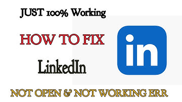 How to Fix LinkedIn App Not Working Problem Android & Ios - Not Open Problem Solved | AllTechapple