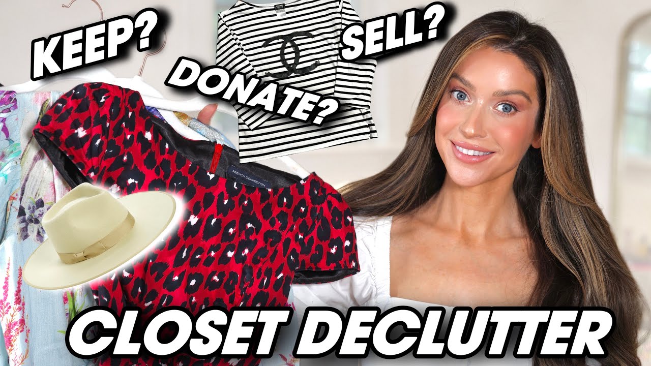 MASSIVE CLOSET CLEAN OUT 2025 | LUXURY FASHION DECLUTTER & ORGANIZATION ...