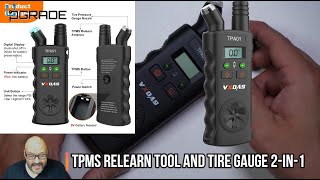 TPMS Relearn Tool And Tire Gauge 2 in 1